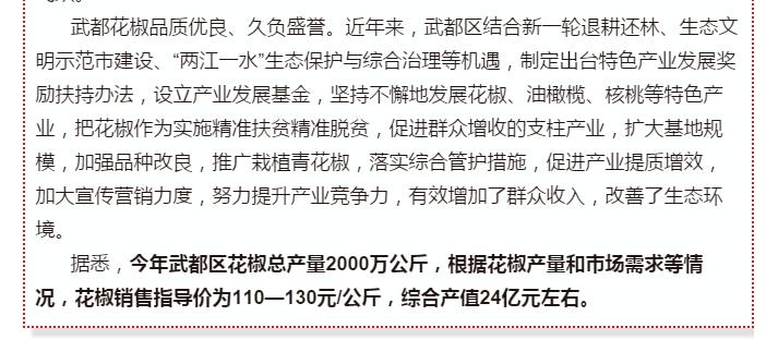 5.28億！一場盛會，武都花椒“火”了