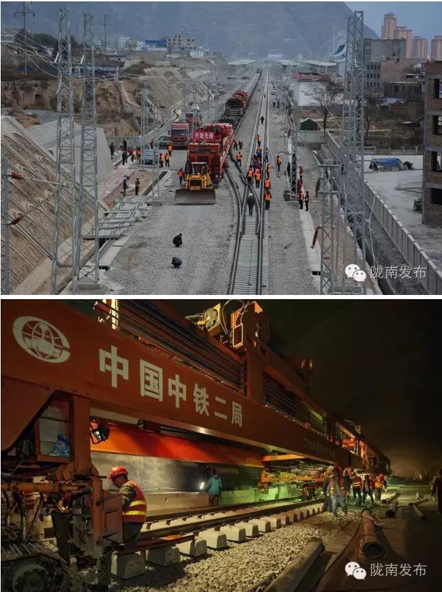 蘭渝鐵路最新進(jìn)展！除胡麻嶺隧道外已全線鋪通